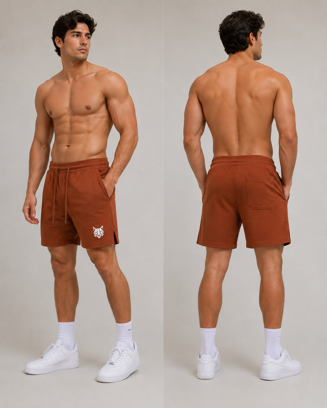 FerLynx Performance Short Brown - Fabric detail