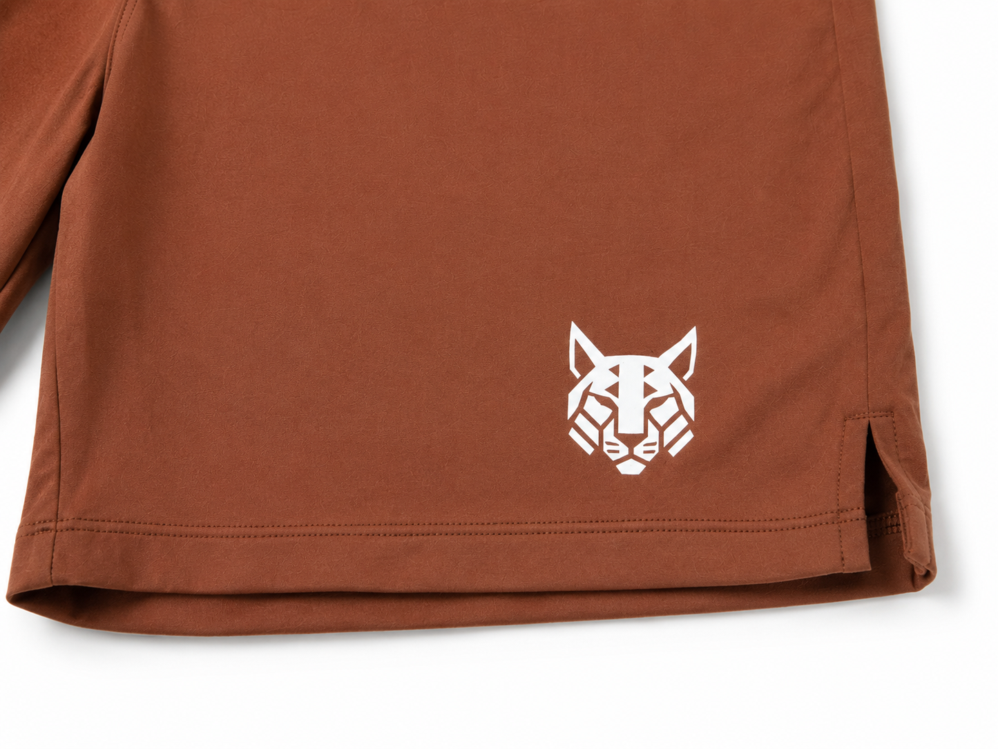 FerLynx Performance Short Brown - Logo detail