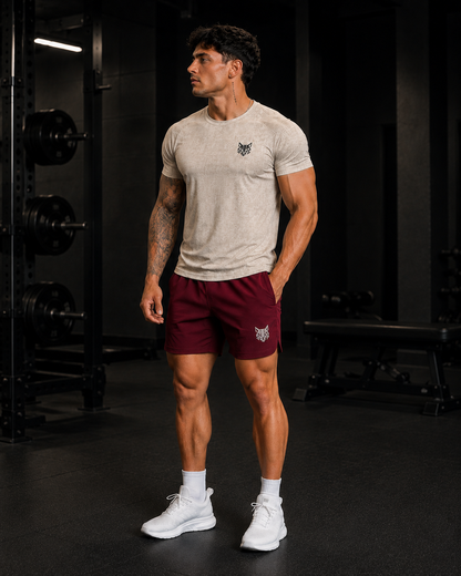 FerLynx Performance Tee Gray Black - Folded view