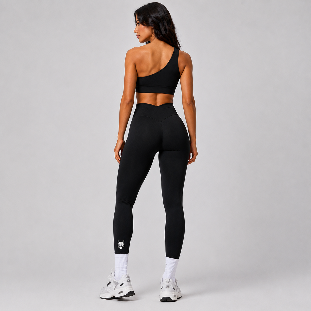 Set Shadow FerLynx — Top y Leggings Negro vista 4
