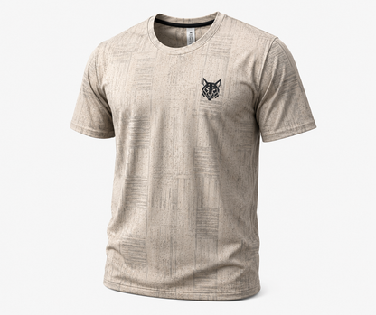 FerLynx Performance Tee Gray Black - Front view