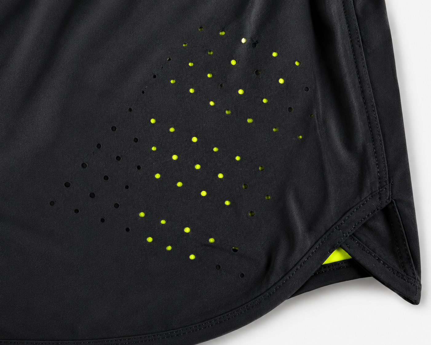 FerLynx Performance Short Black Green Mesh - Waistband detail