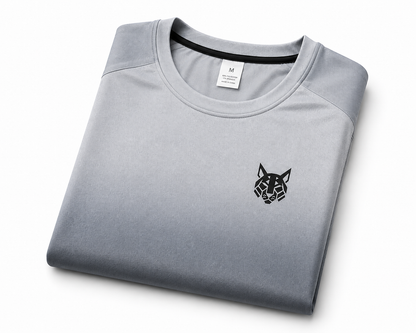 FerLynx Performance Tee Gray Black - Folded