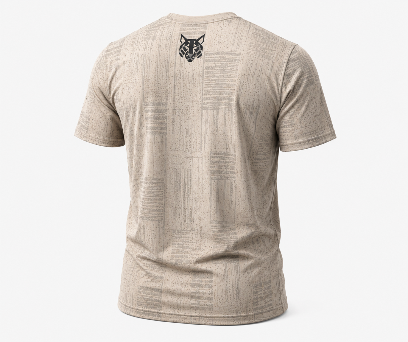 FerLynx Performance Tee Gray Black - Model in gym