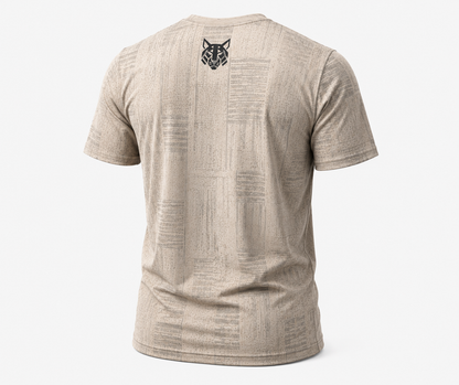 FerLynx Performance Tee Gray Black - Model in gym