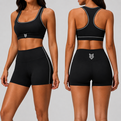 Set Power FerLynx — Top y Short Negro