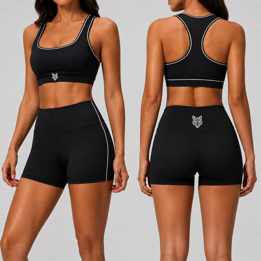 Set Power FerLynx — Top y Short Negro
