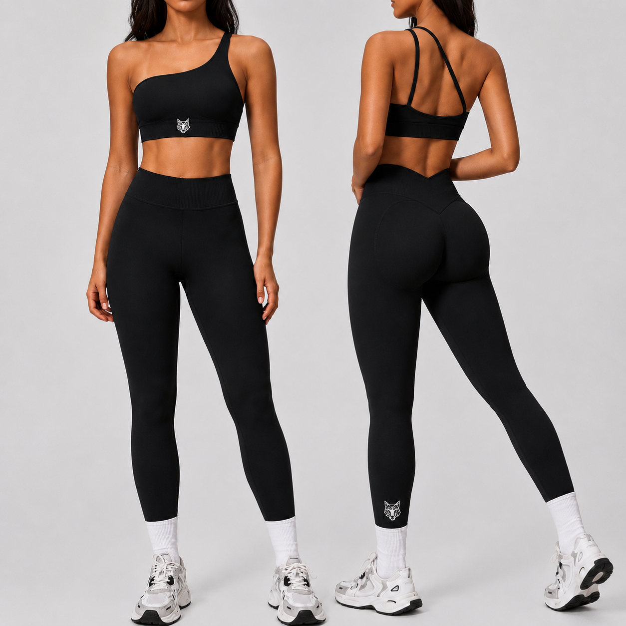 Set Shadow FerLynx — Top y Leggings Negro