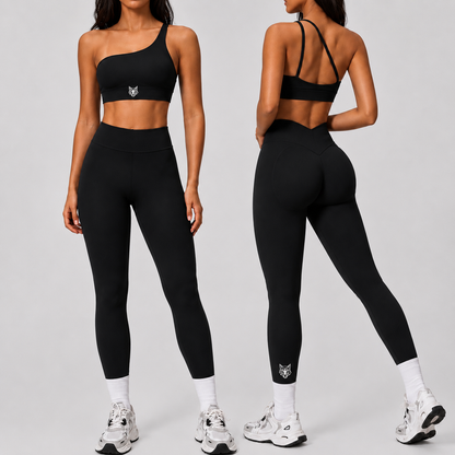 Set Shadow FerLynx — Top y Leggings Negro